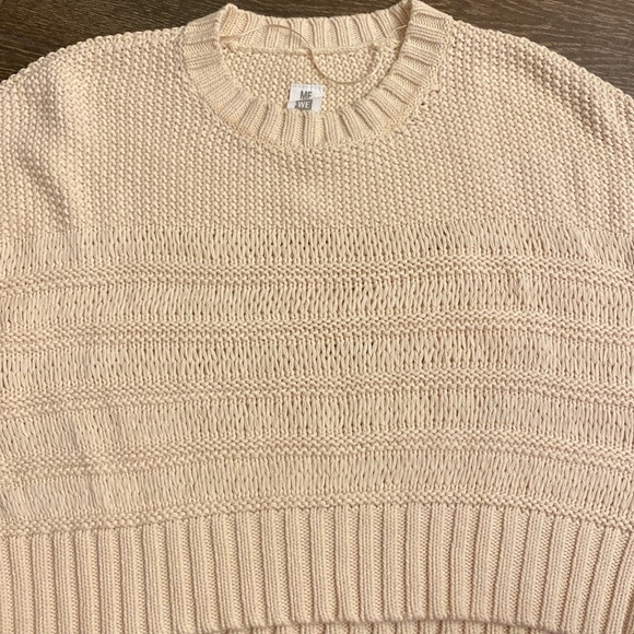 Me to We Cream Cropped Sweater - Small - Picture 2 of 4